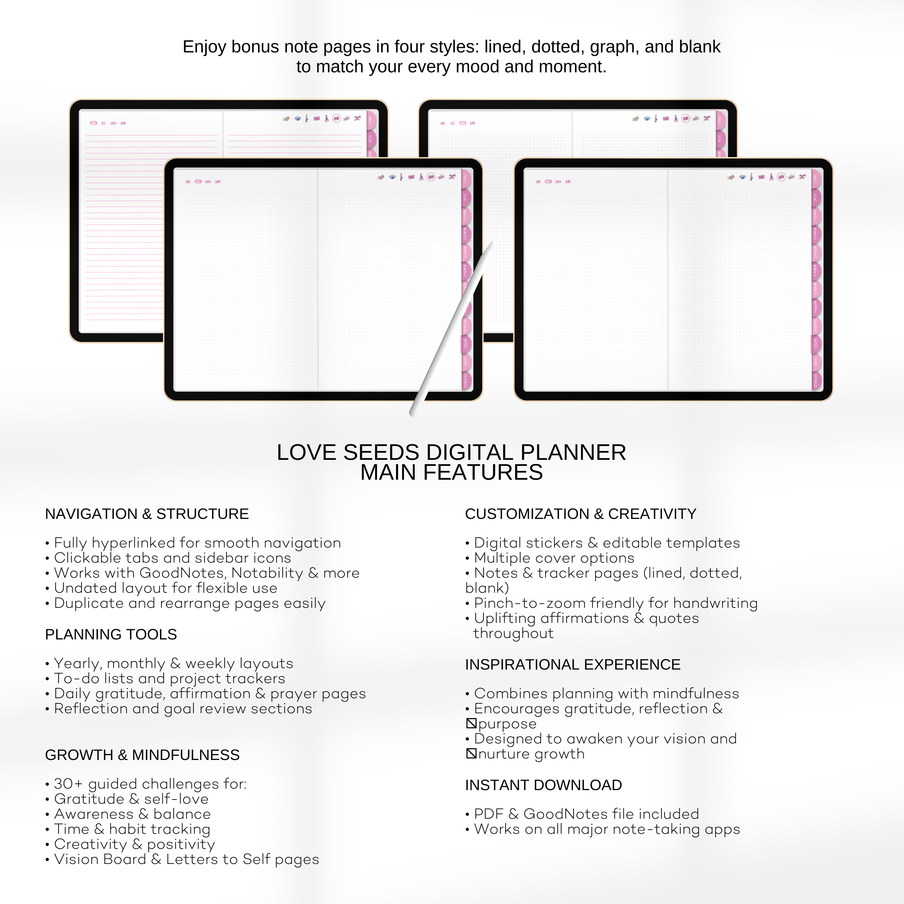 Love Seeds Digital Planner